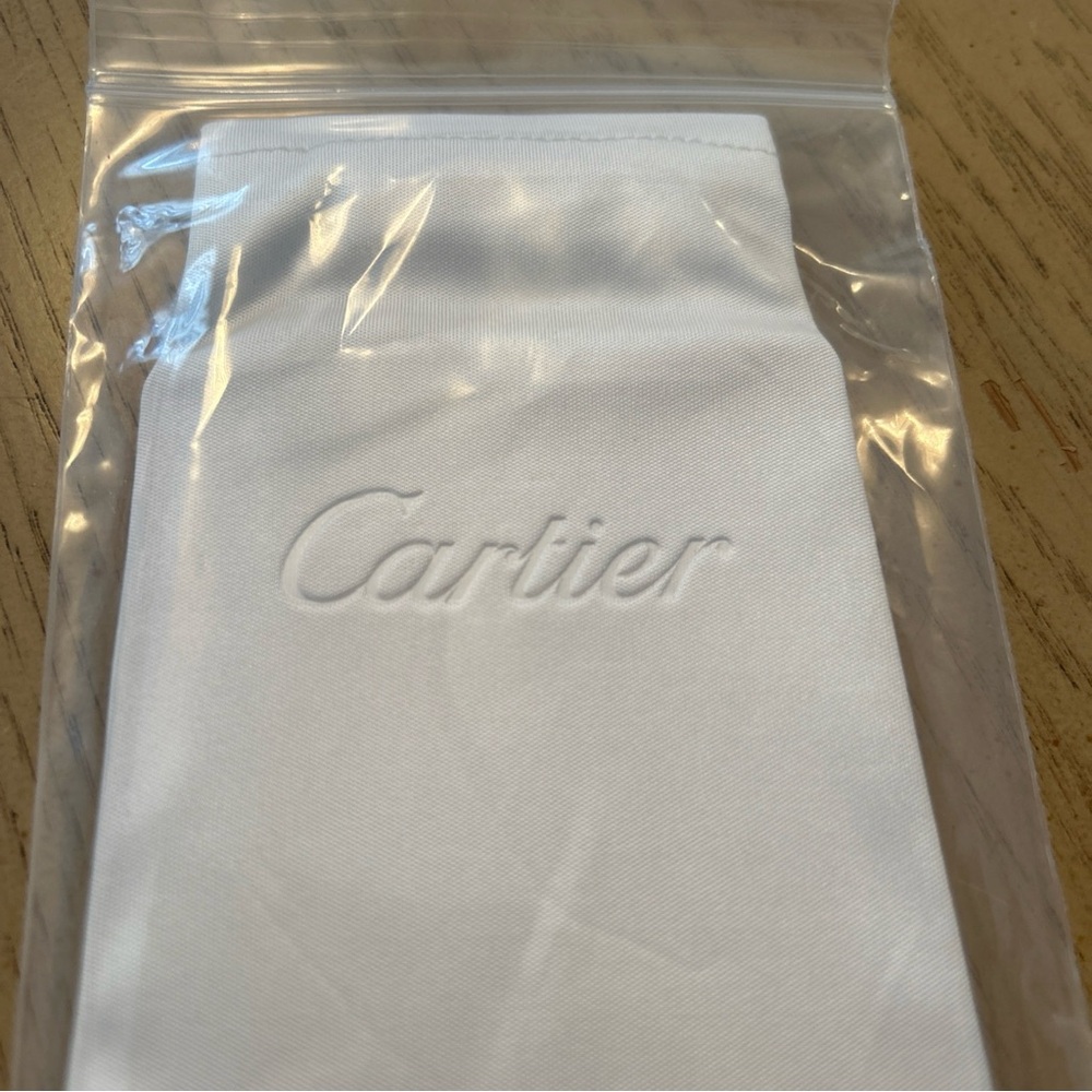Cartier White Accessory Pouch